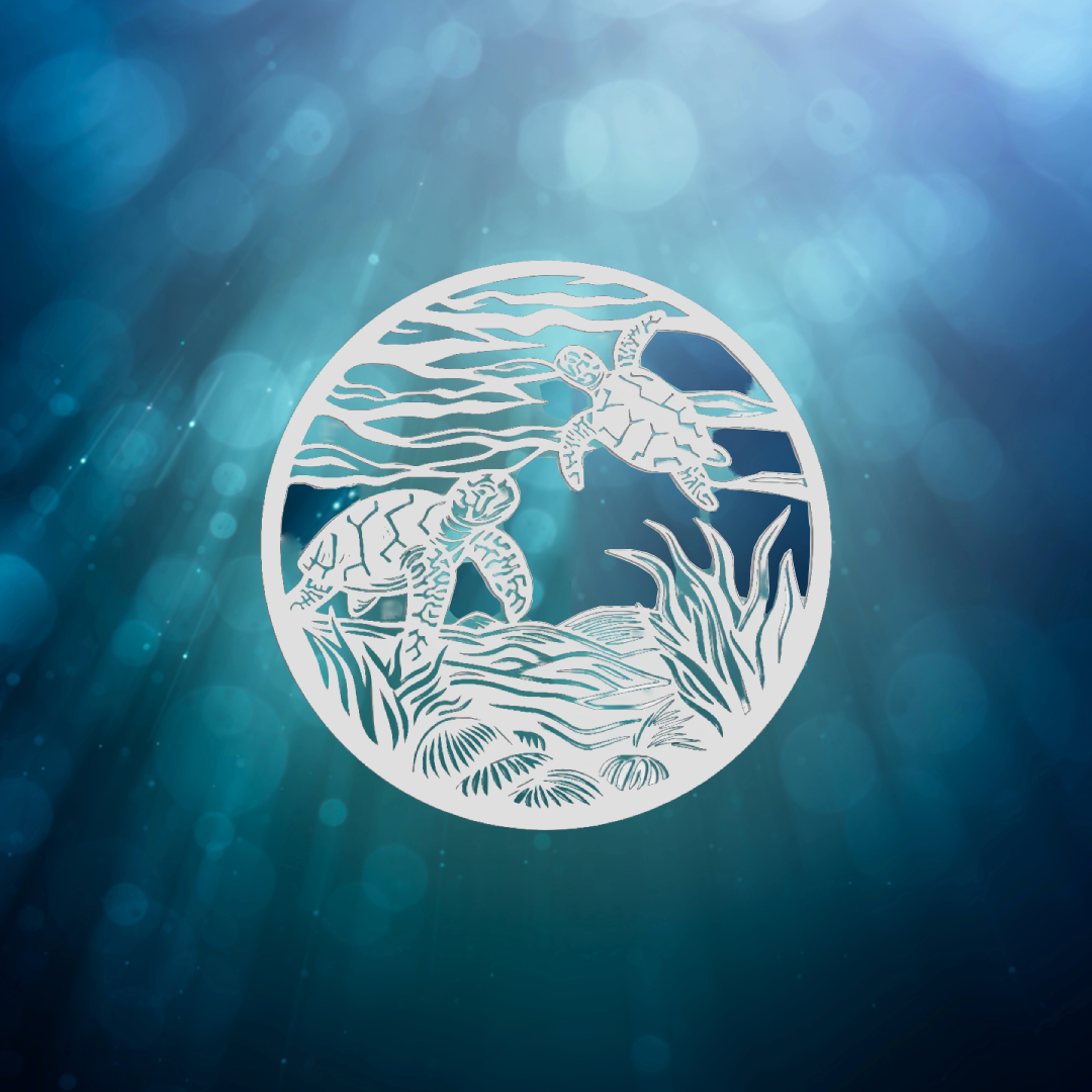 turtles in the ocean wall art turtles in the ocean wall art